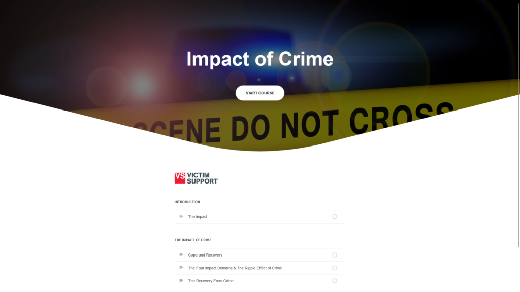 impact of crime