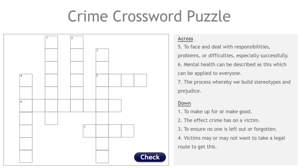 CrimeCrosswordPuzzle